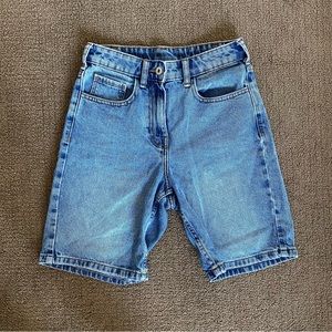 Blue Jean mom style shorts